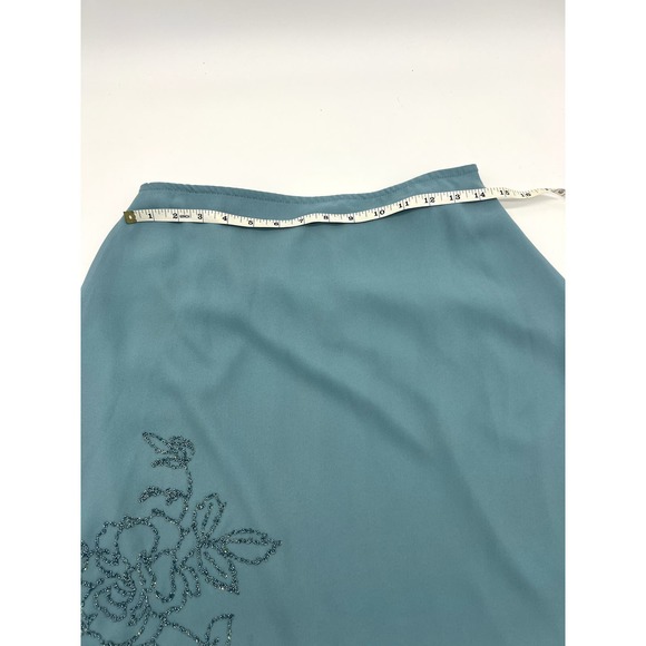 VTG Urban Works Teal Blue Green Sparkle Skirt - Picture 3 of 7